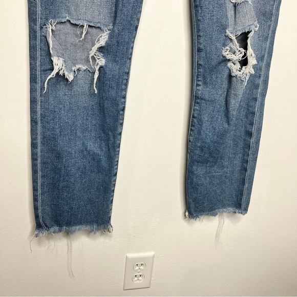 Joe’s jeans distressed high rise straight ankle‎ jeans size 30 - Picture 2 of 10